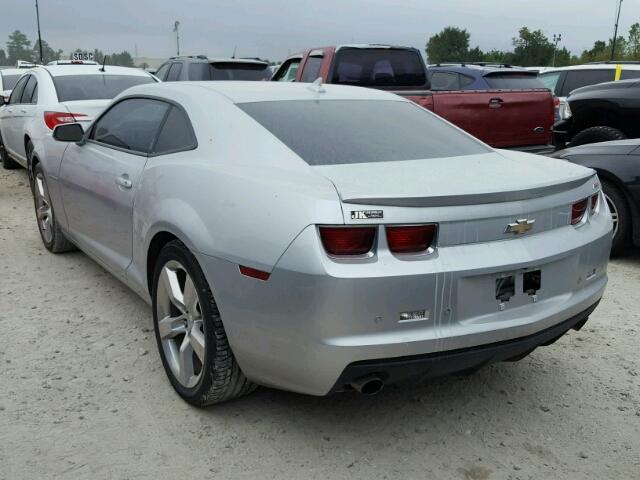 2G1FC1E32C9209110 - 2012 CHEVROLET CAMARO LT SILVER photo 3