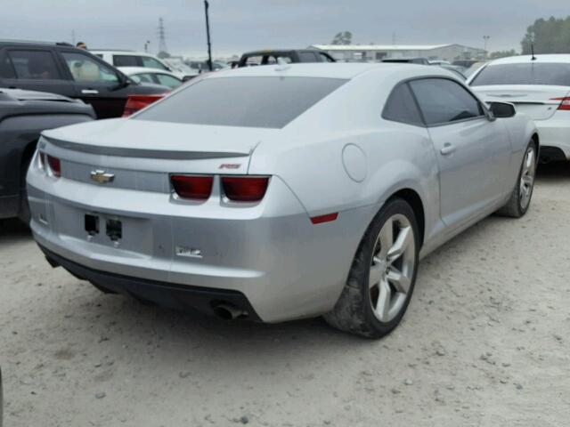 2G1FC1E32C9209110 - 2012 CHEVROLET CAMARO LT SILVER photo 4