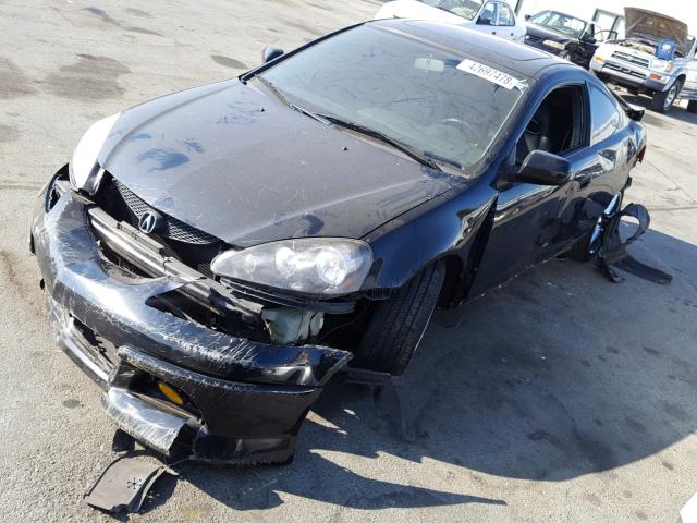 JH4DC530X5S004018 - 2005 ACURA RSX TYPE-S BLACK photo 2