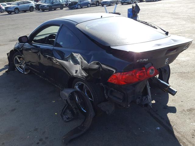 JH4DC530X5S004018 - 2005 ACURA RSX TYPE-S BLACK photo 3