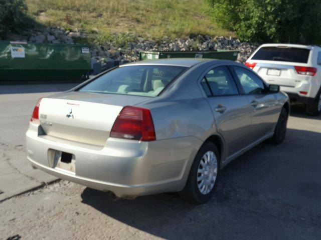 4A3AB36F57E084709 - 2007 MITSUBISHI GALANT ES BROWN photo 4