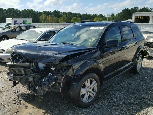 3C4PDCAB8CT296347 - 2012 DODGE JOURNEY SE BLACK photo 2