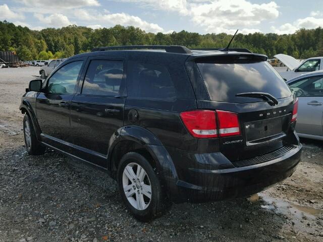 3C4PDCAB8CT296347 - 2012 DODGE JOURNEY SE BLACK photo 3