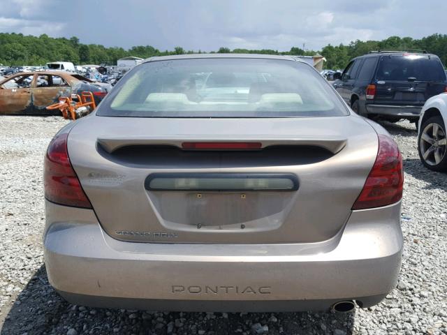 2G2WP552071181942 - 2007 PONTIAC GRAND PRIX TAN photo 9