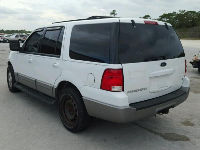 1FMFU16L53LB28156 - 2003 FORD EXPEDITION WHITE photo 3