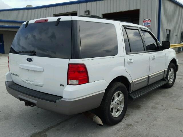 1FMFU16L53LB28156 - 2003 FORD EXPEDITION WHITE photo 4