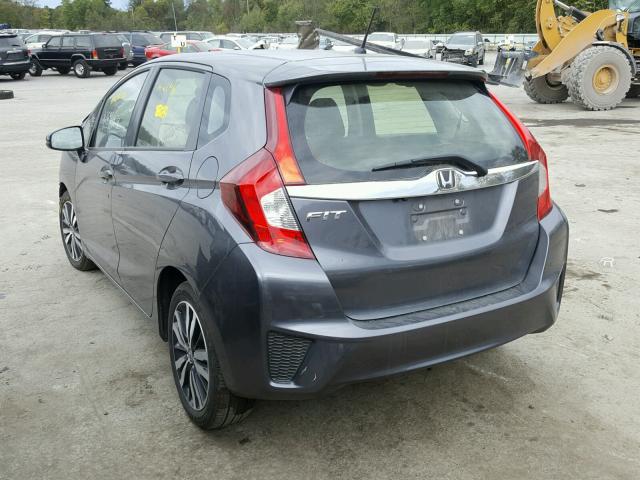 JHMGK5H75GS016201 - 2016 HONDA FIT EX GRAY photo 3