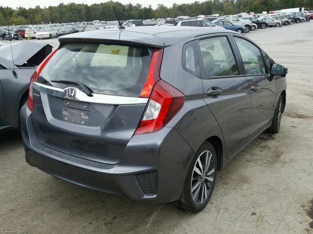 JHMGK5H75GS016201 - 2016 HONDA FIT EX GRAY photo 4