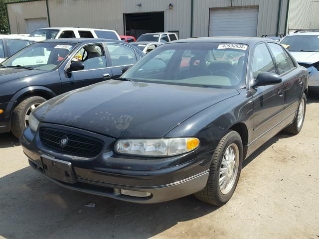2G4WF551121270817 - 2002 BUICK REGAL GS BLACK photo 2