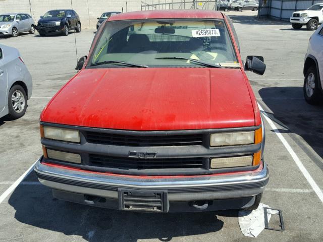 1GCGK29R9VE119648 - 1997 CHEVROLET 2500 RED photo 9