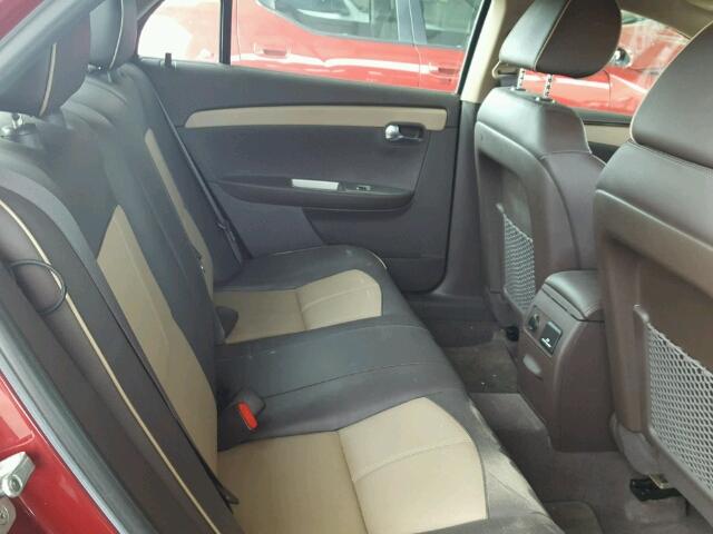 1G1ZE5E16BF104914 - 2011 CHEVROLET MALIBU LTZ 红色 照片 6