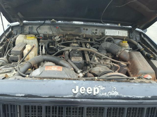 1J4FJ78S8TL159741 - 1996 JEEP CHEROKEE C BLACK photo 7