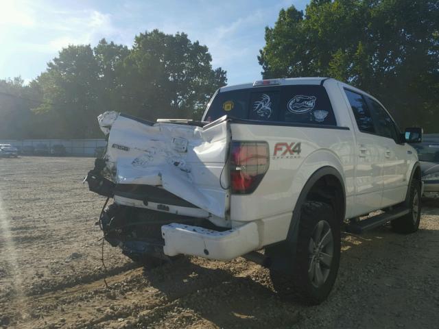 1FTFW1ET0EKD22926 - 2014 FORD F150 SUPER WHITE photo 4