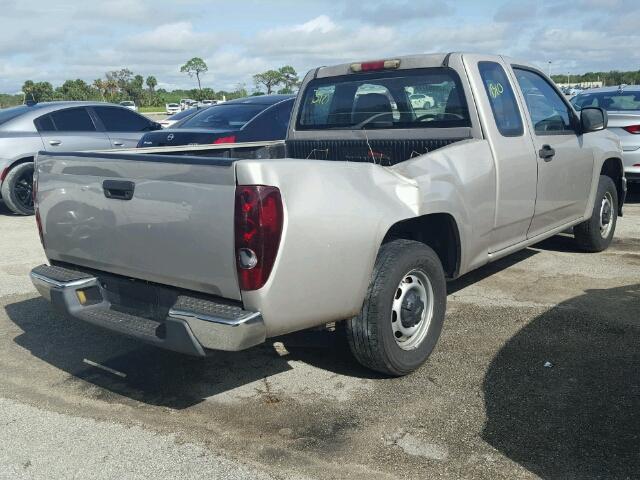 1GCCS198148205114 - 2004 CHEVROLET COLORADO BEIGE photo 4