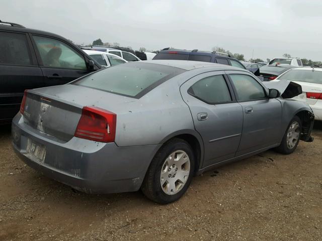 2B3KA43RX6H381076 - 2006 DODGE CHARGER SE GRAY photo 4