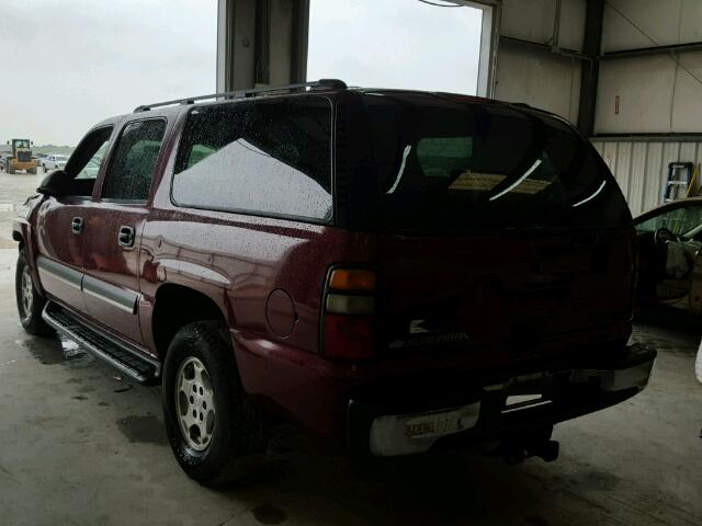 1GNEC16Z24J160980 - 2004 CHEVROLET SUBURBAN C MAROON photo 3