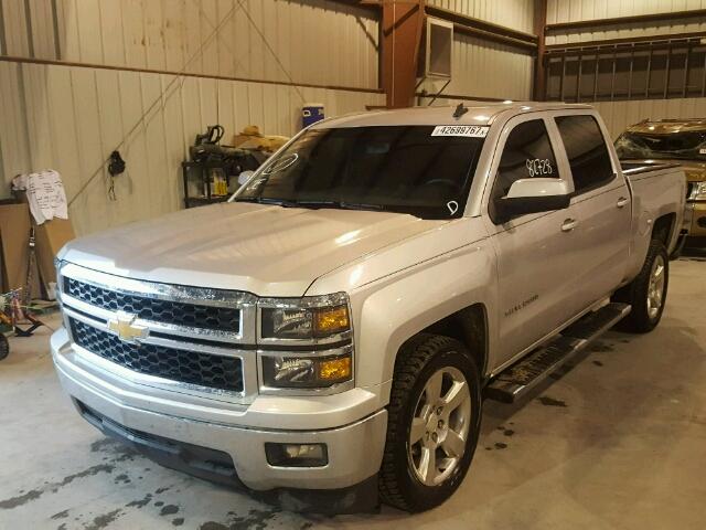 3GCPCREC5EG126709 - 2014 CHEVROLET SILVERADO SILVER photo 2