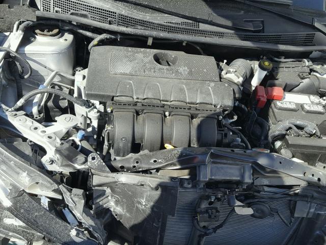 3N1AB7AP4HY230972 - 2017 NISSAN SENTRA S SILVER photo 7