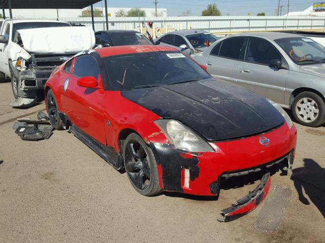 JN1AZ34D06M311375 - 2006 NISSAN 350Z COUPE RED photo 1