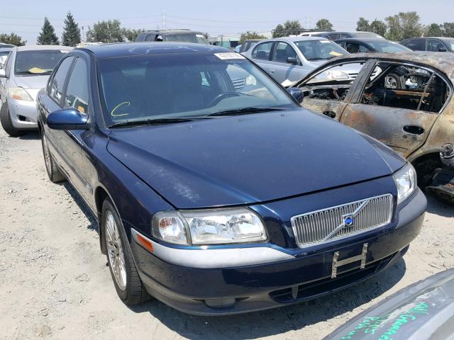 YV1TS90D011179175 - 2001 VOLVO S80 T6 BLUE photo 1