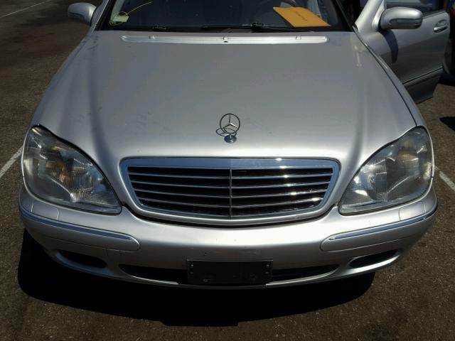WDBNG70J92A290401 - 2002 MERCEDES-BENZ S 430 SILVER photo 7