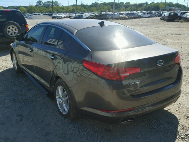 5XXGM4A70CG069246 - 2012 KIA OPTIMA LX GRAY photo 3