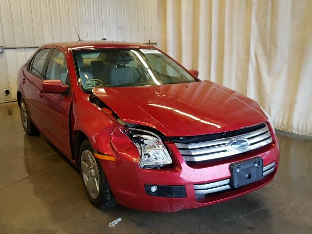 3FAHP07Z58R172674 - 2008 FORD FUSION RED photo 1