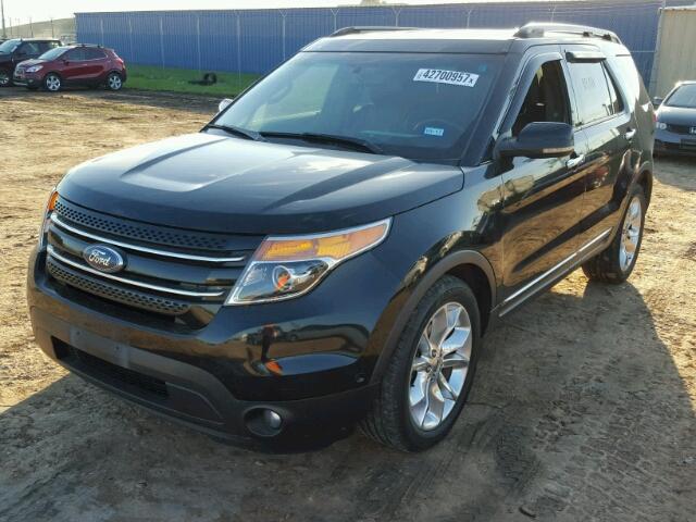 1FMHK7F89BGA83274 - 2011 FORD EXPLORER L BLACK photo 2