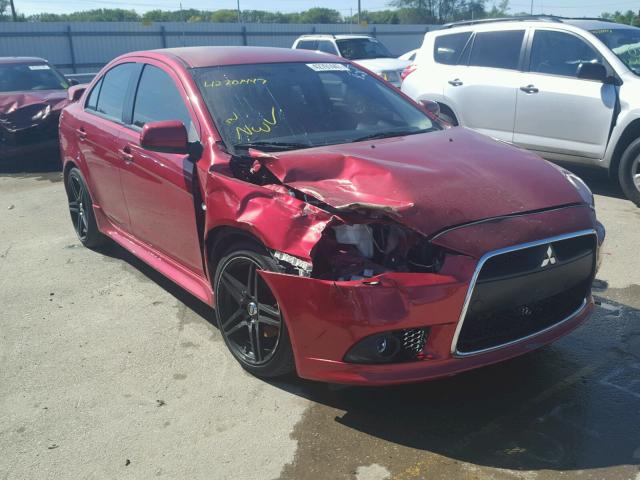 JA32U8FW2DU014163 - 2013 MITSUBISHI LANCER GT RED photo 1