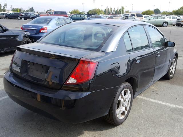 1G8AL52F63Z148657 - 2003 SATURN ION LEVEL BLACK photo 4