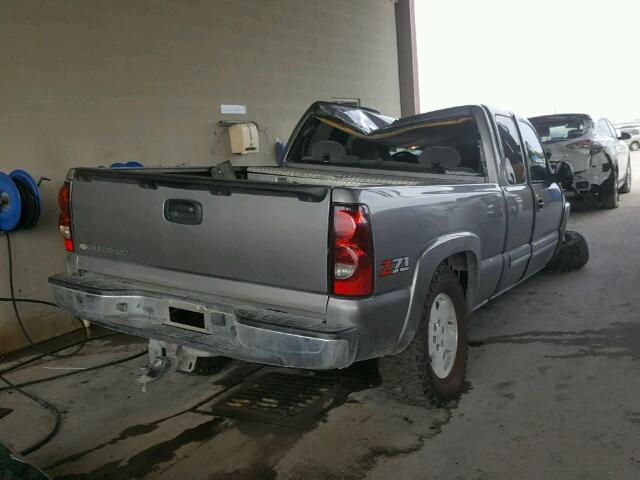 1GCEK19Z87Z157885 - 2007 CHEVROLET SILVERADO GRAY photo 4