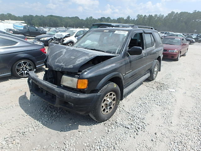 4S2CM58W0W4308895 - 1998 ISUZU RODEO S BLACK photo 2