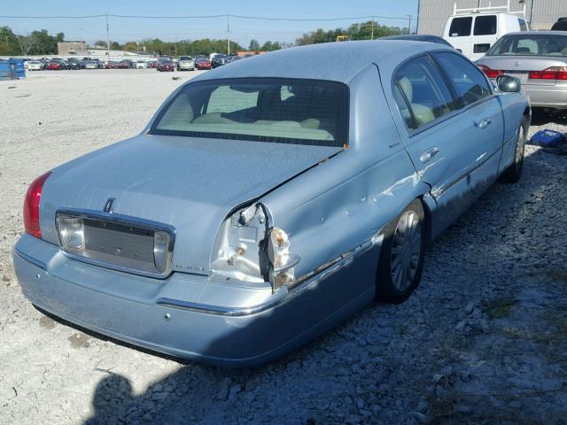 1LNHM81WX5Y636129 - 2005 LINCOLN TOWN CAR S BLUE photo 4