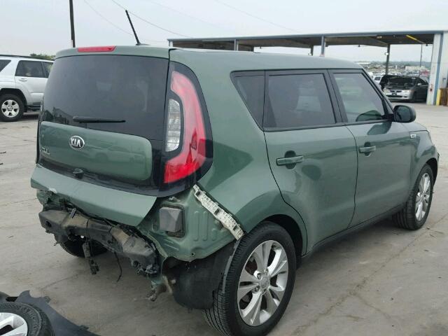 KNDJP3A51E7019988 - 2014 KIA SOUL + GREEN photo 4