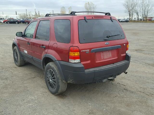 1FMYU93106KC36317 - 2006 FORD ESCAPE RED photo 3