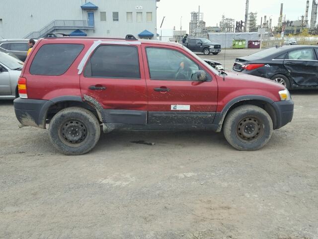 1FMYU93106KC36317 - 2006 FORD ESCAPE RED photo 9