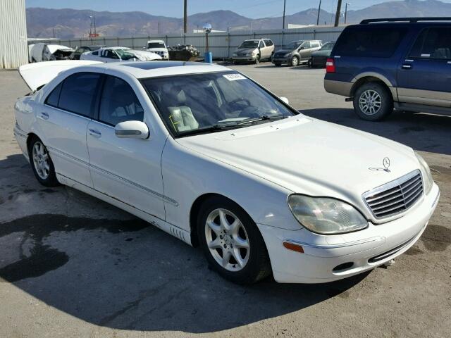 WDBNG75JX1A192145 - 2001 MERCEDES-BENZ S 500 WHITE photo 1