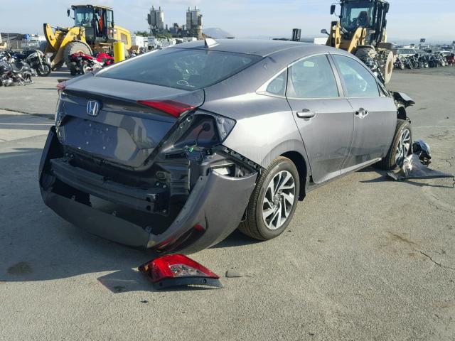 2HGFC2F77HH540200 - 2017 HONDA CIVIC EX GRAY photo 4