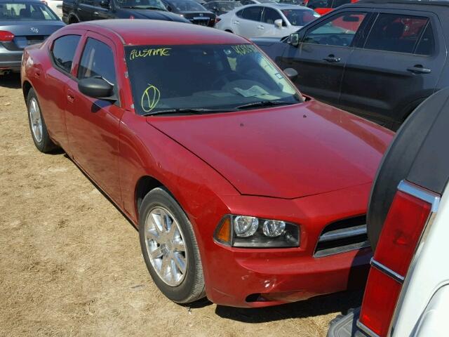 2B3KA43R38H184382 - 2008 DODGE CHARGER BURGUNDY photo 1