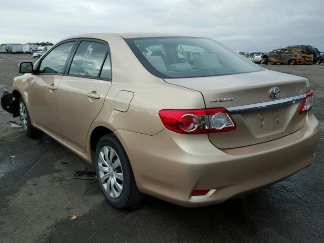 2T1BU4EE5CC816768 - 2012 TOYOTA COROLLA TAN photo 3