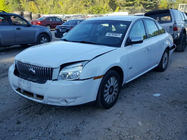 1MEHM40W98G625033 - 2008 MERCURY SABLE LUXU WHITE photo 2