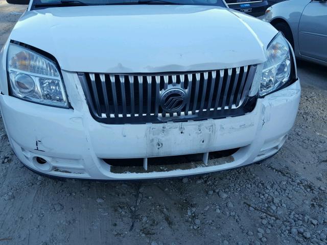 1MEHM40W98G625033 - 2008 MERCURY SABLE LUXU WHITE photo 9