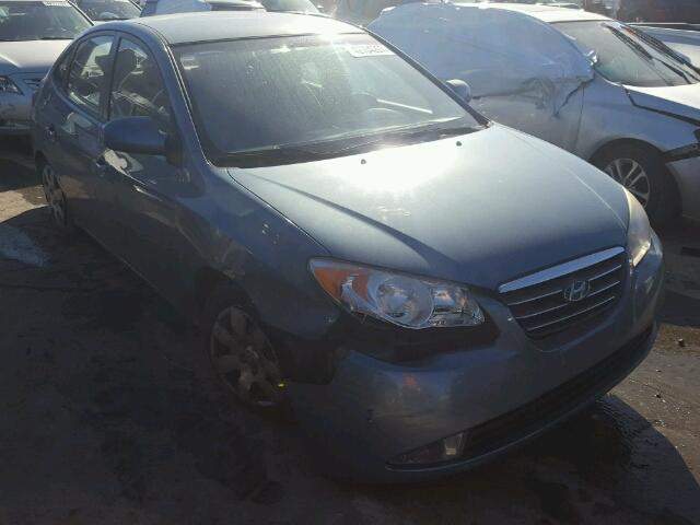 KMHDU46D47U072454 - 2007 HYUNDAI ELANTRA GL BLUE photo 1