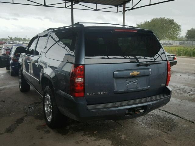 3GNFK16378G157020 - 2008 CHEVROLET SUBURBAN K BLUE photo 3