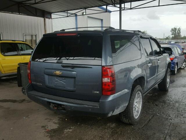 3GNFK16378G157020 - 2008 CHEVROLET SUBURBAN K BLUE photo 4