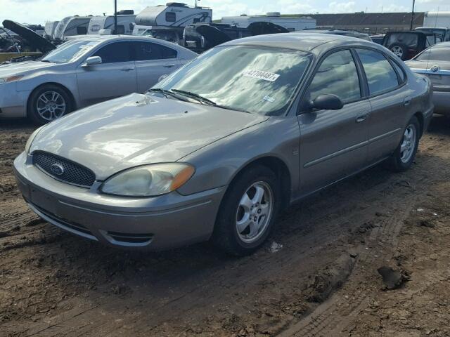 1FAFP55S54G154798 - 2004 FORD TAURUS GRAY photo 2