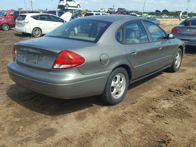 1FAFP55S54G154798 - 2004 FORD TAURUS GRAY photo 4