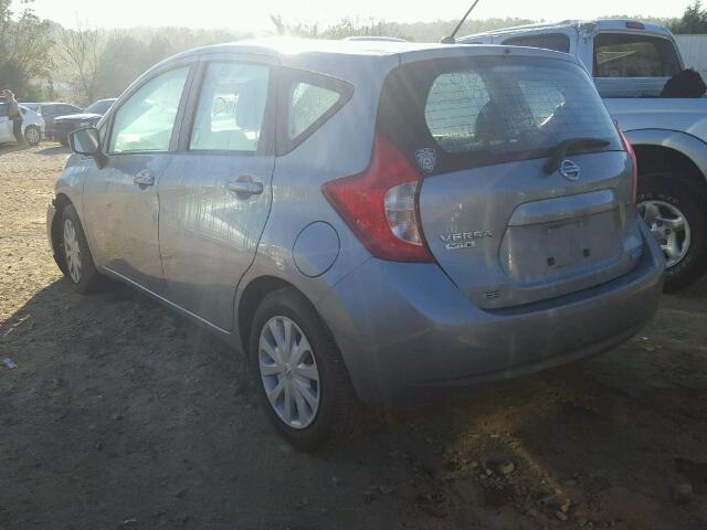 3N1CE2CPXFL380062 - 2015 NISSAN VERSA NOTE GRAY photo 3