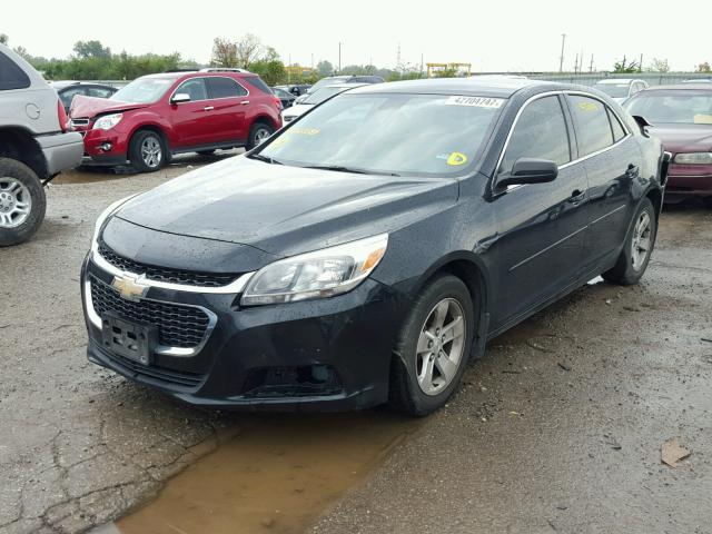 1G11B5SL8EF223581 - 2014 CHEVROLET MALIBU BLACK photo 2