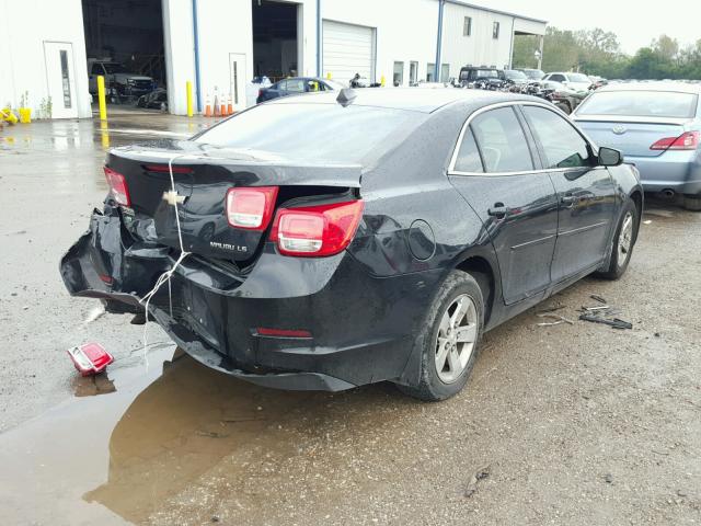 1G11B5SL8EF223581 - 2014 CHEVROLET MALIBU BLACK photo 4